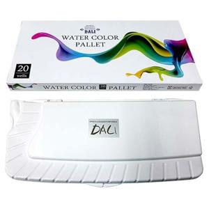 달리 수채화 팔레트 20칸 미술용품/(340x165x22mm) (1개)