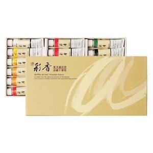 알파 골드 한국화물감 채향 15ml 18색 미술용품 세트(1개입)