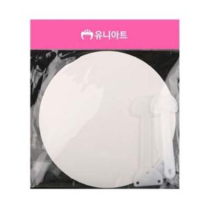 유니아트 1500 튼튼부채만들기 흰색 2개입 팩(10개입)