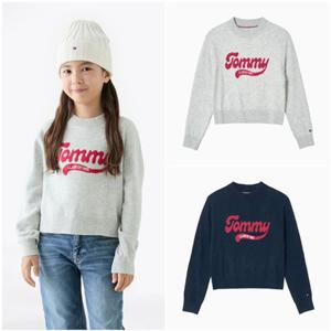 [타미힐피거칠드런TD] 인타샤 로고 스웨터 (T42F7WWO550GT1)