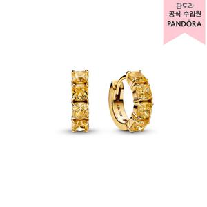 [판도라(주얼리)][백화점 보증서 제공] 옐로우 후프 이어링 263851C02
