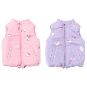 [프렌치캣(정상)]하트패딩조끼 2종택 1 [Q45DKV010-V020]