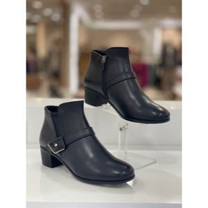 [에스콰이아(여성화)]여성 4cm 라운드 스퀘어토 숏 앵클부츠 EQEWBS824