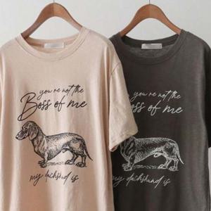 306K065S 여성큰옷 빅사이즈미시옷 빅사이즈 반팔티