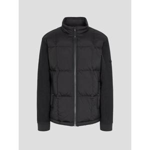 [빈폴멘] 니트소매 구스 미들 다운  블랙 (BC4X38O065)