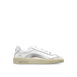 25 FW 디스퀘어드2 라이더 메탈릭 가죽 로우탑 스니커즈 SNW030101508442 TP444016083