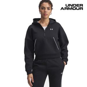 [언더아머(백)]여성 UA 라이벌 플리스 파입드 여성 반집업 후디 티셔츠 6003707-005