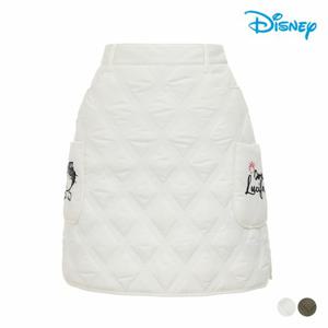 [디즈니골프]여성 카고 포켓 퀼팅 패딩 스커트 큐롯 DP4LCR030