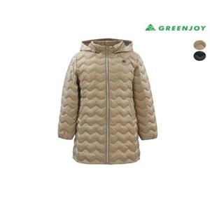 그린조이 세이브존07 여성 지그재그 퀼팅 경량 구스 점퍼 GF22WJ06W