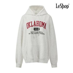 르샵  캥거루 포켓 자수 후드 티셔츠 (BPATS002A)