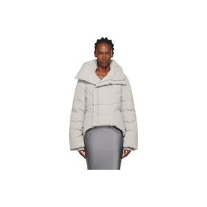 25 FW 릭오웬스 여성 오프 화이트 콘코르디안 나스카 다운 재킷 252232F061002