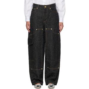 가니 블랙 플러피 카펜터 데님 진 J1617 251144F069010