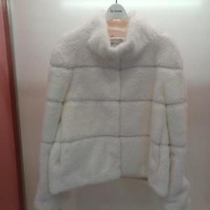 Destijl HC06 짧은 하이넥 프리미엄 페이크퍼 밍크 깔끔한 쟈켓 D2554jk01W