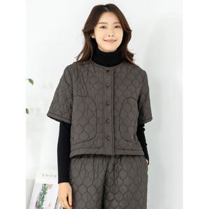 [모슬린]엄마옷 패딩 물결 생활한복조끼  MQG124768 마담 미시 중년여성 빅사이즈 할머니옷 50대 60대 70대