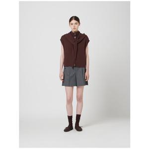 [씨씨콜렉트] C253MSA022 벨티드 울 블렌드 쇼츠