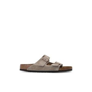 21FW BIRKENSTOCK Boston BS suede slides 9513010TAUPE