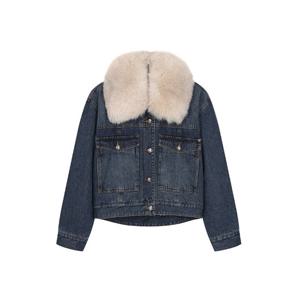 [게스]게스 여성 청자켓 데님 퍼 자켓 미디엄블루 YO4D6860