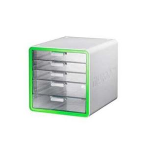 SYSMAX 마이룸서류함 5단(258x345x295mm 녹색) 서류꽂이 파일 트레이 책상 정리 오피스 사무실 서류 서류함 문구