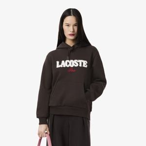 라코스테 공식 여성 플러피 레터링 후드 스웻셔츠 SF5243-55N SKB