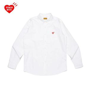 25SS 휴먼메이드 옥스포드 셔츠 화이트 HM30SH005