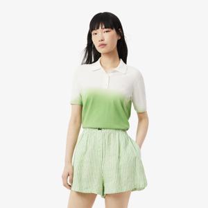 라코스테 공식 여성 그라데이션 폴로 스웨터 AF9279-55G QBI