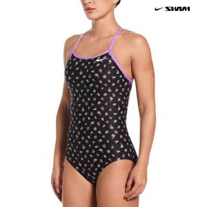 [나이키 스윔]여성 블룸 러쉬 레이서백 로우 레그컷 NESSG025-011-GPNS