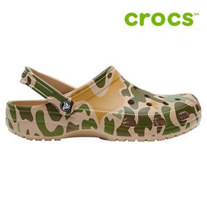 [크록스]크록스 샌들/ 206454-2Y6/ 클래식 프린티드 카모 클로그