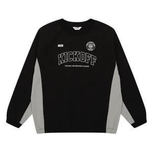 [에꼴리에]남아용 나일론 스판 블록코어 맨투맨티 24D5731 BK_JJ