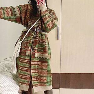 [무드무드]오에르 에스닉 롱 가디건