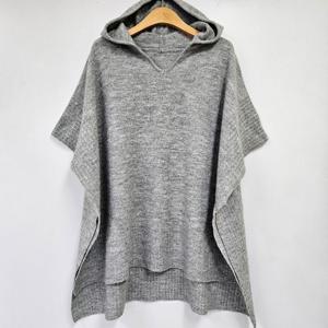 [나야홍]빅사이즈 511 메이트임후드니트판초 DNRT461