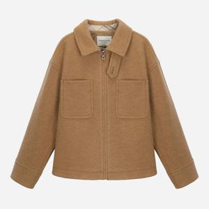 [써스데이아일랜드]울 혼방 트러커 집업 자켓 T258MJK931W