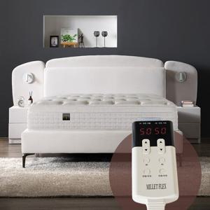 호텔라인 침대와 AI온열매트리스 결합 (퀸/조명협탁2개) GC437