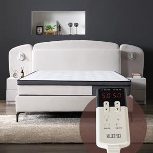 호텔라인 침대와 AI온열매트리스 결합 (퀸/조명협탁2개) GC438