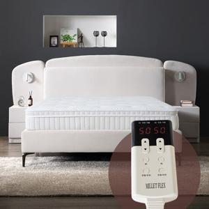 호텔라인 침대와 AI온열매트리스 결합 (퀸/조명협탁2개) GC436