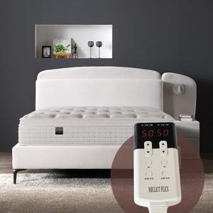 호텔라인 침대와 AI온열매트리스 결합 (퀸/조명협탁1개) GC434