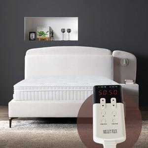 호텔라인 침대와 AI온열매트리스 결합 (퀸/조명협탁1개) GC433