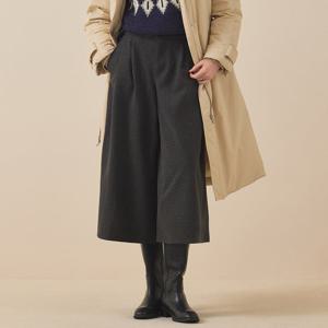 [매긴]투턱 백 밴딩 와이드 기모 팬츠_PBMF5W1PT7281