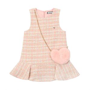 프렌치캣8 핑크 트위드 원피스 (Q35DKO090P1)