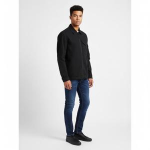 스톤아일랜드 KIDS 25FW 블랙 로고 패치 코튼 집업 자켓 161200001 S00WN V01298A