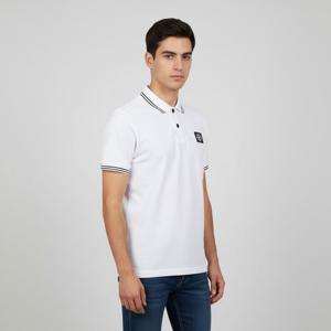 스톤아일랜드 KIDS 화이트 로고 폴로 티셔츠 811621348 V100114A