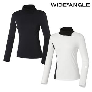[와이드앵글] 여성 ONEX 니트 카라 하이넥 티셔츠 L_WWW22262
