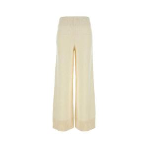 CAMILLA AND MARC Ivory wool blend Ash wide leg pant M2CMK1023 BRIGHTCREAM