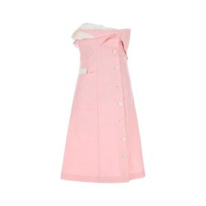 MIU MIU 핑크 팝린 드레스 MF5787SOOO1BMS F0E18