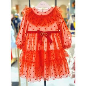 [프렌치캣 9D] 레드 도트샤 원피스 (Q45DBO160S)