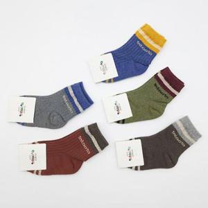 아동양말 골지 5켤레묶음 ELY3022 신발 양말 덧신 아동용 덧신