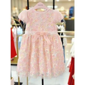 [프렌치캣 9D] 핑크 멀티 꽃 샤 원피스 (Q45DCO200S)