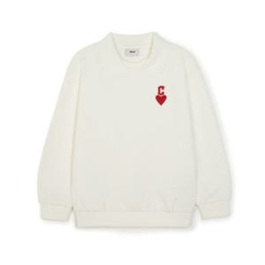 MLB키즈긴팔티 NQK 7AMTH0536-45CRS 하트 카라 기모 맨투맨