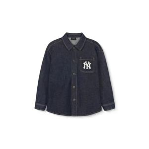 MLB키즈자켓 NQK 7AWSV0141-50NYS VARSITY 데님셔츠