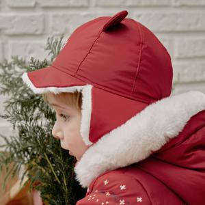 [밍크뮤]RD 베베솔리드스노우방수트루퍼햇 35C1480807 35C14-808-07 출산백일돌선물