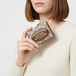GUCCI 25FW 구찌 홀스빗 1955 스몰 지갑 (621887 92TCG 8563)